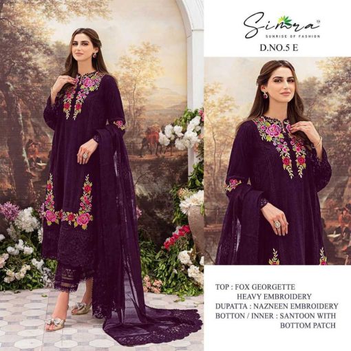 Simra DN 5 C F Georgette Salwar Suit Catalog 4 Pcs 3 510x510 - Simra DN 5 C-F Georgette Salwar Suit Catalog 4 Pcs