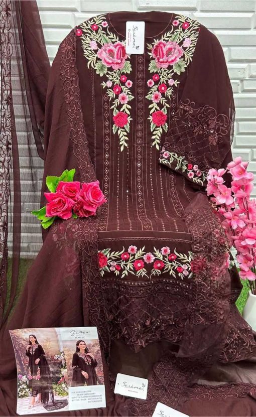 Simra DN 5 C F Georgette Salwar Suit Catalog 4 Pcs 5 510x831 - Simra DN 5 C-F Georgette Salwar Suit Catalog 4 Pcs