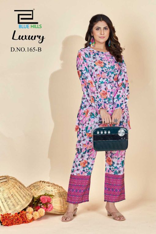 Blue Hills Luxury CO ORD Set Wholesale Catalog 4 Pcs 1 510x765 - Blue Hills Luxury CO ORD Set Wholesale Catalog 4 Pcs