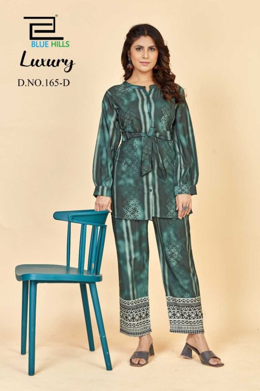 Blue Hills Luxury CO ORD Set Wholesale Catalog 4 Pcs 4 510x765 - Blue Hills Luxury CO ORD Set Wholesale Catalog 4 Pcs