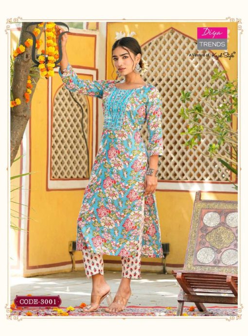 Diya Trends Cotton Candy Vol 3 by Kajal Style Kurti with Pant Catalog 8 Pcs 2 510x692 - Diya Trends Cotton Candy Vol 3 by Kajal Style Kurti with Pant Catalog 8 Pcs