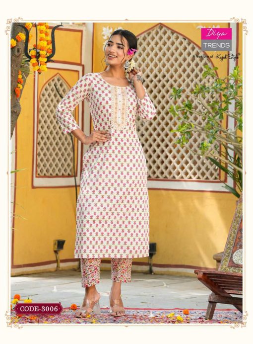 Diya Trends Cotton Candy Vol 3 by Kajal Style Kurti with Pant Catalog 8 Pcs 7 510x692 - Diya Trends Cotton Candy Vol 3 by Kajal Style Kurti with Pant Catalog 8 Pcs