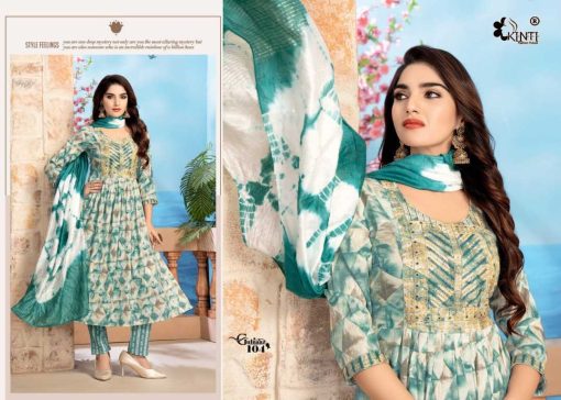 Kinti Gulnaaz Fancy Nayra Cut Kurti with Dupatta Bottom Catalog 6 Pcs 4 510x364 - Kinti Gulnaaz Fancy Nayra Cut Kurti with Dupatta Bottom Catalog 6 Pcs