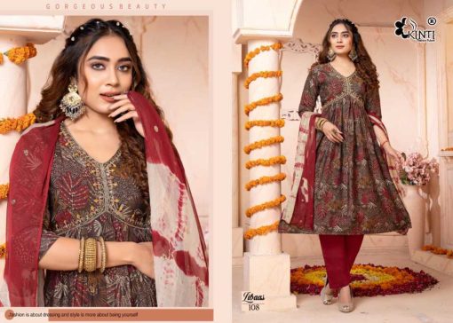 Kinti Libaas Aliya Cut Kurti with Dupatta Bottom Catalog 8 Pcs 9 510x364 - Kinti Libaas Aliya Cut Kurti with Dupatta Bottom Catalog 8 Pcs