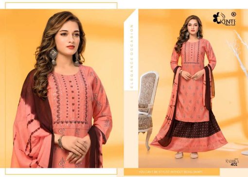 Kinti Radhika Vol 3 Rayon Kurti with Skirt Dupatta Catalog 6 Pcs 5 510x364 - Kinti Radhika Vol 3 Rayon Kurti with Skirt Dupatta Catalog 6 Pcs