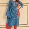 Ladies Flavour Aadhya Kurti with Bottom Dupatta Chinon Catalog 6 Pcs