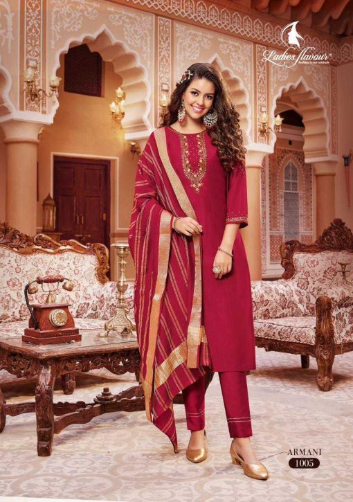 Ladies Flavour Armani Kurti with Bottom Dupatta Rayon Catalog 6 Pcs 13 510x725 - Ladies Flavour Armani Kurti with Bottom Dupatta Rayon Catalog 6 Pcs