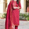 Ladies Flavour Blossom Kurti with Bottom Dupatta Chanderi Catalog 4 Pcs