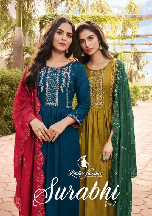 Ladies Flavour Surabhi Vol 2 Kurti with Bottom Dupatta Rayon Catalog 6 Pcs 1 510x725 - Ladies Flavour Surabhi Vol 2 Kurti with Bottom Dupatta Rayon Catalog 6 Pcs