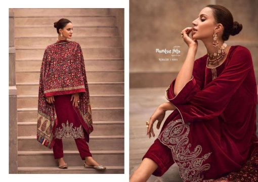 Mumtaz Arts Numaish Velvet Pashmina Salwar Suit Catalog 6 Pcs 10 510x360 - Mumtaz Arts Numaish Velvet Pashmina Salwar Suit Catalog 6 Pcs