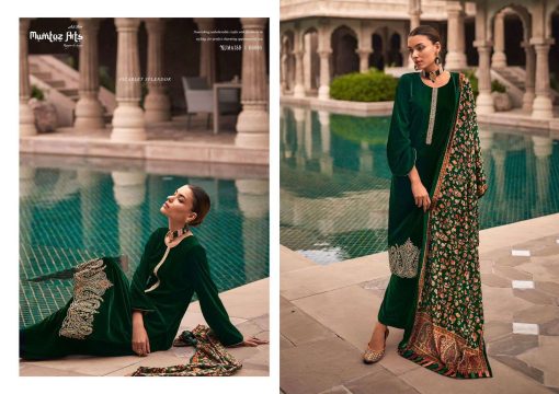 Mumtaz Arts Numaish Velvet Pashmina Salwar Suit Catalog 6 Pcs 7 510x360 - Mumtaz Arts Numaish Velvet Pashmina Salwar Suit Catalog 6 Pcs