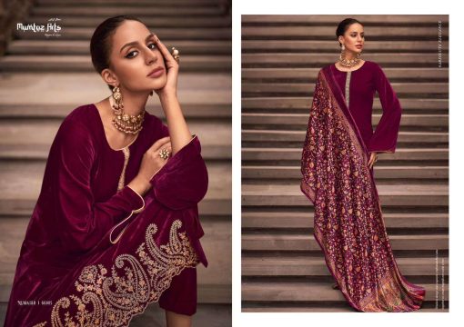 Mumtaz Arts Numaish Velvet Pashmina Salwar Suit Catalog 6 Pcs 8 510x360 - Mumtaz Arts Numaish Velvet Pashmina Salwar Suit Catalog 6 Pcs