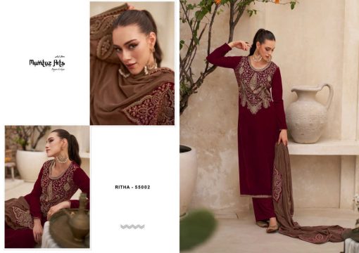 Mumtaz Arts Ritha Velvet Pashmina Salwar Suit Catalog 4 Pcs 6 510x360 - Mumtaz Arts Ritha Velvet Pashmina Salwar Suit Catalog 4 Pcs