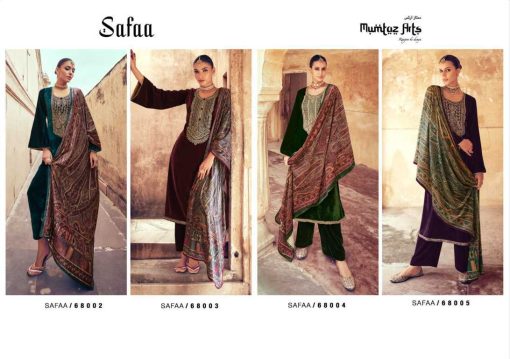Mumtaz Arts Safaa Velvet Salwar Suit Catalog 4 Pcs 10 510x359 - Mumtaz Arts Safaa Velvet Salwar Suit Catalog 4 Pcs