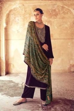 Mumtaz Arts Safaa Velvet Salwar Suit Catalog 4 Pcs