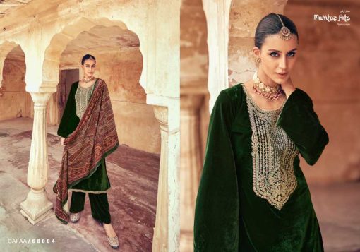 Mumtaz Arts Safaa Velvet Salwar Suit Catalog 4 Pcs 7 510x357 - Mumtaz Arts Safaa Velvet Salwar Suit Catalog 4 Pcs