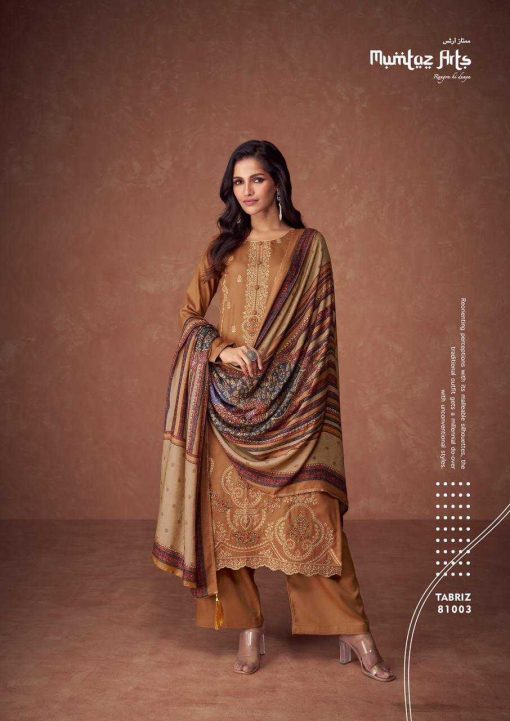 Mumtaz Arts The Tabriz Collection Pashmina Salwar Suit Catalog 6 Pcs 2 510x721 - Mumtaz Arts The Tabriz Collection Pashmina Salwar Suit Catalog 6 Pcs