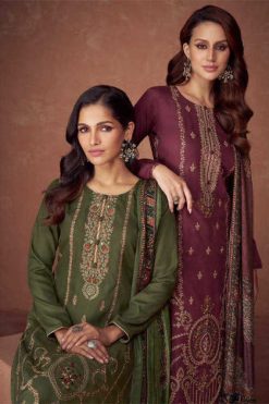 Mumtaz Arts The Tabriz Collection Pashmina Salwar Suit Catalog 6 Pcs 247x371 - Qasr Elaxi Silk Readymade Salwar Suit Catalog 8 Pcs