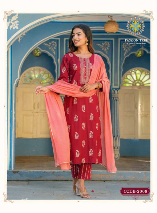 Passion Tree Harvi Vol 2 Kurti with Dupatta Bottom Rayon Catalog 8 Pcs 10 510x692 - Passion Tree Harvi Vol 2 Kurti with Dupatta Bottom Rayon Catalog 8 Pcs