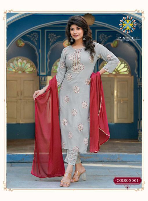 Passion Tree Harvi Vol 2 Kurti with Dupatta Bottom Rayon Catalog 8 Pcs 3 510x692 - Passion Tree Harvi Vol 2 Kurti with Dupatta Bottom Rayon Catalog 8 Pcs