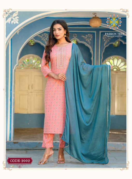 Passion Tree Harvi Vol 2 Kurti with Dupatta Bottom Rayon Catalog 8 Pcs 4 510x692 - Passion Tree Harvi Vol 2 Kurti with Dupatta Bottom Rayon Catalog 8 Pcs