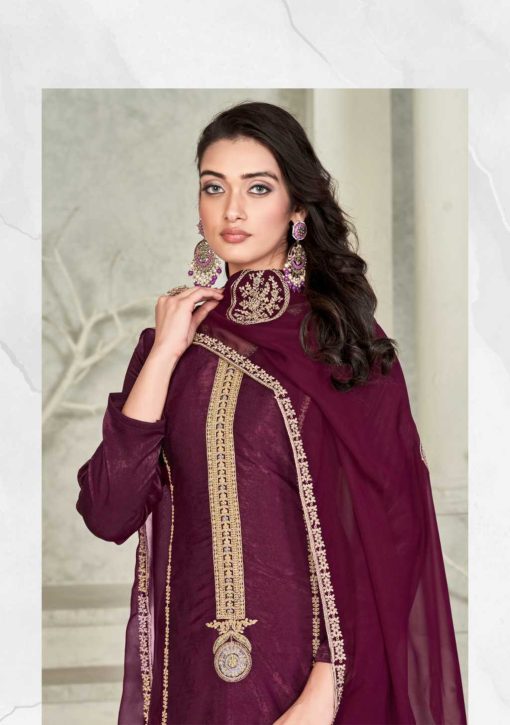 Qasr Nafisa Salwar Suit Catalog 8 Pcs 13 510x725 - Qasr Nafisa Velvet Salwar Suit Catalog 8 Pcs