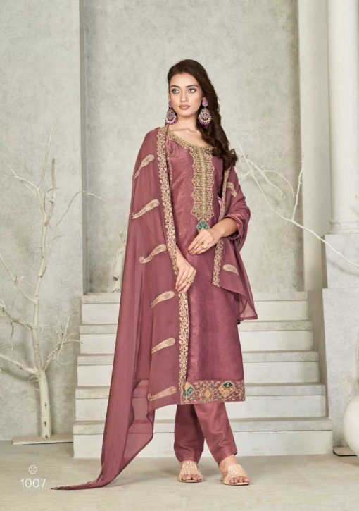 Qasr Nafisa Salwar Suit Catalog 8 Pcs 16 510x725 - Qasr Nafisa Velvet Salwar Suit Catalog 8 Pcs