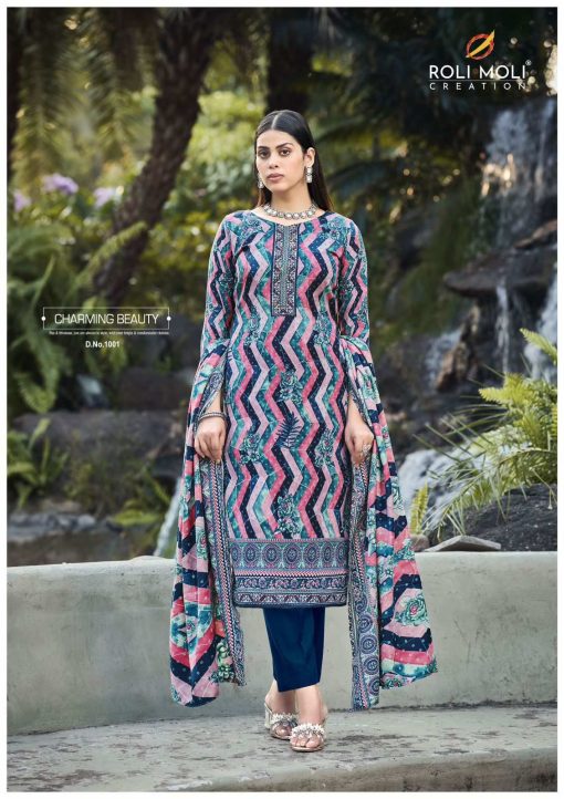 Roli Moli Dilara Pashmina Salwar Suit Catalog 8 Pcs 7 1 510x722 - Roli Moli Dilara Pashmina Salwar Suit Catalog 8 Pcs