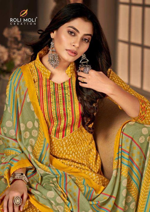 Roli Moli Mehraam Pashmina Salwar Suit Catalog 8 Pcs 13 510x721 - Roli Moli Mehraam Pashmina Salwar Suit Catalog 8 Pcs