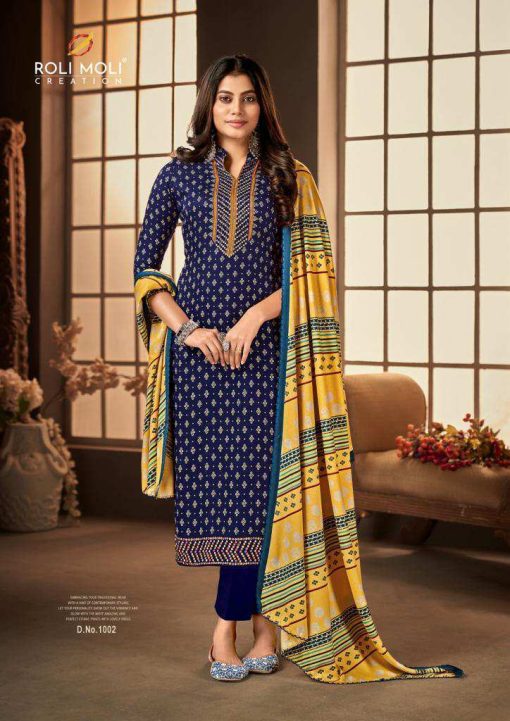 Roli Moli Mehraam Pashmina Salwar Suit Catalog 8 Pcs 5 510x721 - Roli Moli Mehraam Pashmina Salwar Suit Catalog 8 Pcs