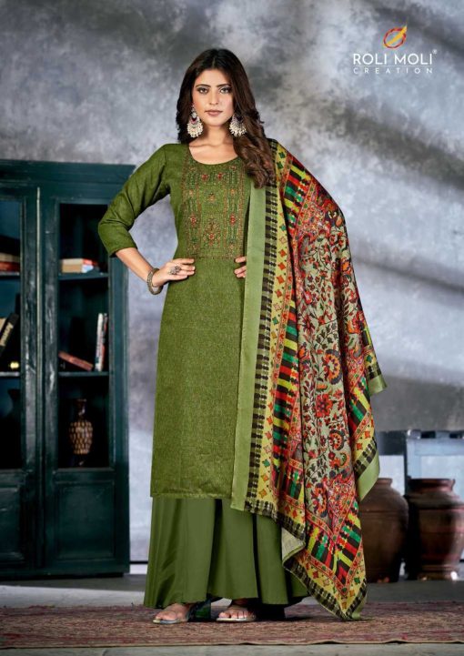 Roli Moli Numaish Pashmina Salwar Suit Catalog 8 Pcs 13 510x721 - Roli Moli Numaish Pashmina Salwar Suit Catalog 8 Pcs