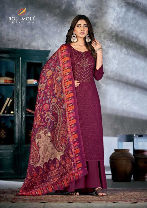 Roli Moli Numaish Pashmina Salwar Suit Catalog 8 Pcs 4 510x721 - Roli Moli Numaish Pashmina Salwar Suit Catalog 8 Pcs