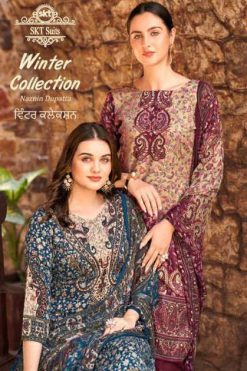 SKT Winter Season Pashmina Collection Salwar Suit Catalog 8 Pcs