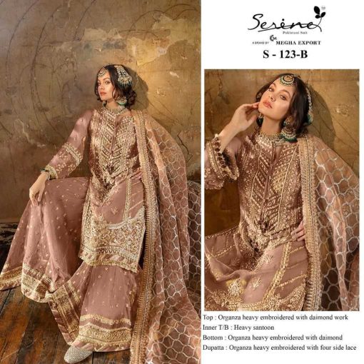 Serene S 123 A D Organza Salwar Suit Catalog 4 Pcs 2 510x510 - Serene S 123 A-D Organza Salwar Suit Catalog 4 Pcs