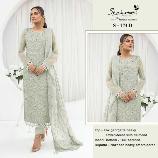 Serene S 174 A D Georgette Salwar Suit Catalog 4 Pcs 4 510x510 - Serene S 174 A-D Georgette Salwar Suit Catalog 4 Pcs