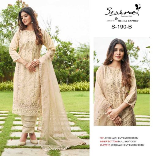 Serene S 190 A D Organza Salwar Suit Catalog 4 Pcs 3 510x510 - Serene S 190 A-D Organza Salwar Suit Catalog 4 Pcs