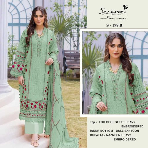 Serene S 198 A D Georgette Salwar Suit Catalog 4 Pcs 2 510x510 - Serene S 198 A-D Georgette Salwar Suit Catalog 4 Pcs