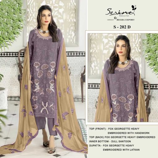 Serene S 202 B E Georgette Salwar Suit Catalog 4 Pcs 3 510x510 - Serene S 202 B-E Georgette Salwar Suit Catalog 4 Pcs