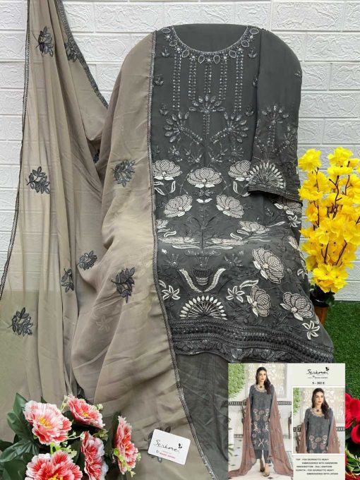 Serene S 202 B E Georgette Salwar Suit Catalog 4 Pcs 9 510x680 - Serene S 202 B-E Georgette Salwar Suit Catalog 4 Pcs