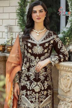 Shree Fabs Imrozia Velvet Collection 23 Salwar Suit Catalog 5 Pcs