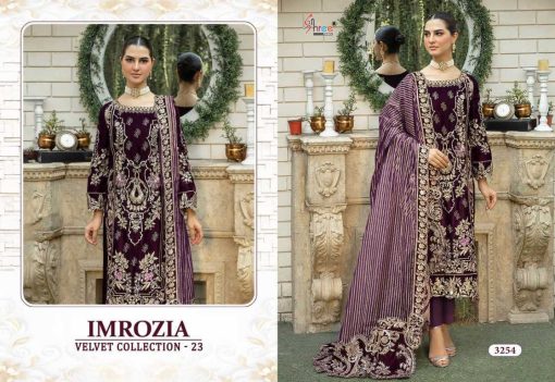 Shree Fabs Imrozia Velvet Collection 23 Salwar Suit Catalog 5 Pcs 3 510x351 - Shree Fabs Imrozia Velvet Collection 23 Salwar Suit Catalog 5 Pcs