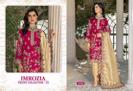 Shree Fabs Imrozia Velvet Collection 23 Salwar Suit Catalog 5 Pcs 6 510x351 - Shree Fabs Imrozia Velvet Collection 23 Salwar Suit Catalog 5 Pcs