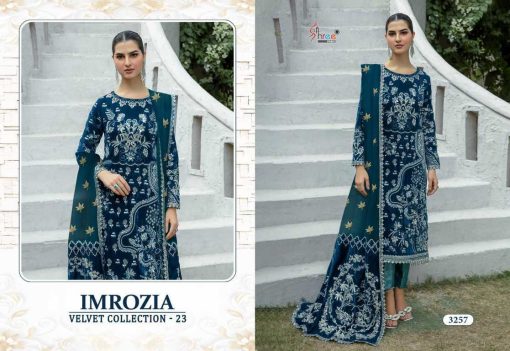 Shree Fabs Imrozia Velvet Collection 23 Salwar Suit Catalog 5 Pcs 8 510x351 - Shree Fabs Imrozia Velvet Collection 23 Salwar Suit Catalog 5 Pcs