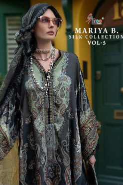 Shree Fabs Mariya B Silk Collection Vol 5 Salwar Suit Wholesale Catalog 6 Pcs