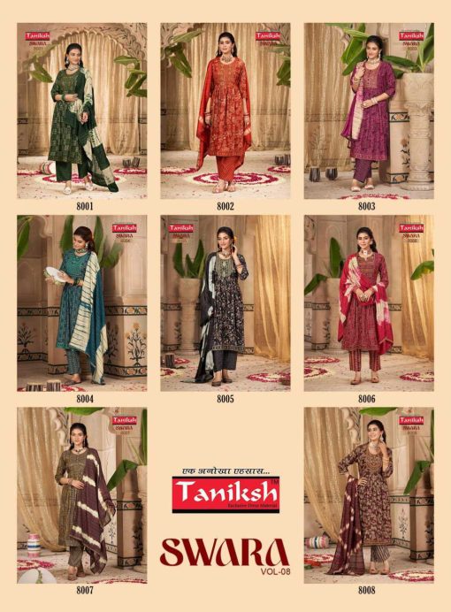 Tanishk Swara Vol 8 Rayon Readymade Suit Catalog 8 Pcs 16 510x692 - Tanishk Swara Vol 8 Rayon Readymade Suit Catalog 8 Pcs