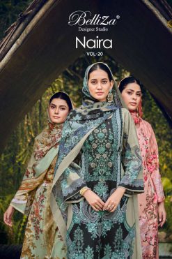 Belliza Naira Vol 20 Cotton Salwar Suit Catalog 10 Pcs