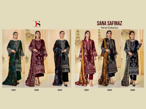 Deepsy Sana Safinaz Velvet Collection Salwar Suit Catalog 6 Pcs 7 510x383 - Deepsy Sana Safinaz Velvet Collection Salwar Suit Catalog 6 Pcs