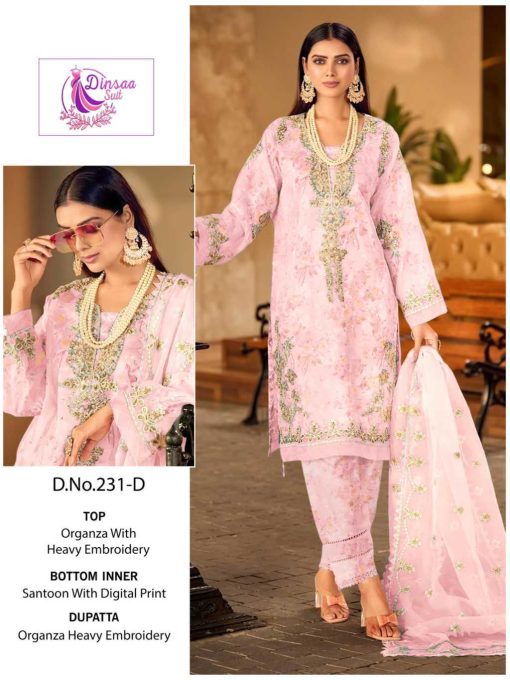 Dinsaa DS 231 A D Organza Salwar Suit Catalog 4 Pcs 4 510x680 - Dinsaa DS 231 A-D Organza Salwar Suit Catalog 4 Pcs