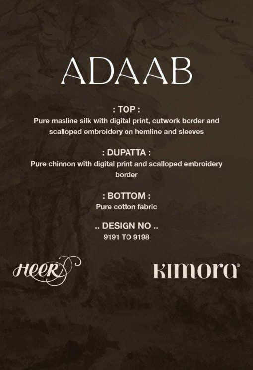 Heer Adaab by Kimora Salwar Suit Catalog 8 Pcs 19 510x745 - Heer Adaab by Kimora Salwar Suit Catalog 8 Pcs