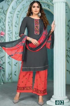 Kinti Rang Rasiya Vol 4 Rayon Kurti with Dupatta Bottom Catalog 6 Pcs